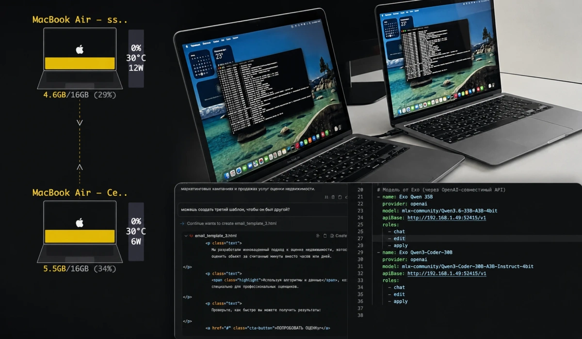 Локальный ИИ без Mac Studio: как запустить LLM на старых MacBook